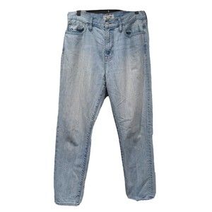 Madewell Womens The Perfect Summer Jean Size 29 Fitzgerald Light Wash Distressed